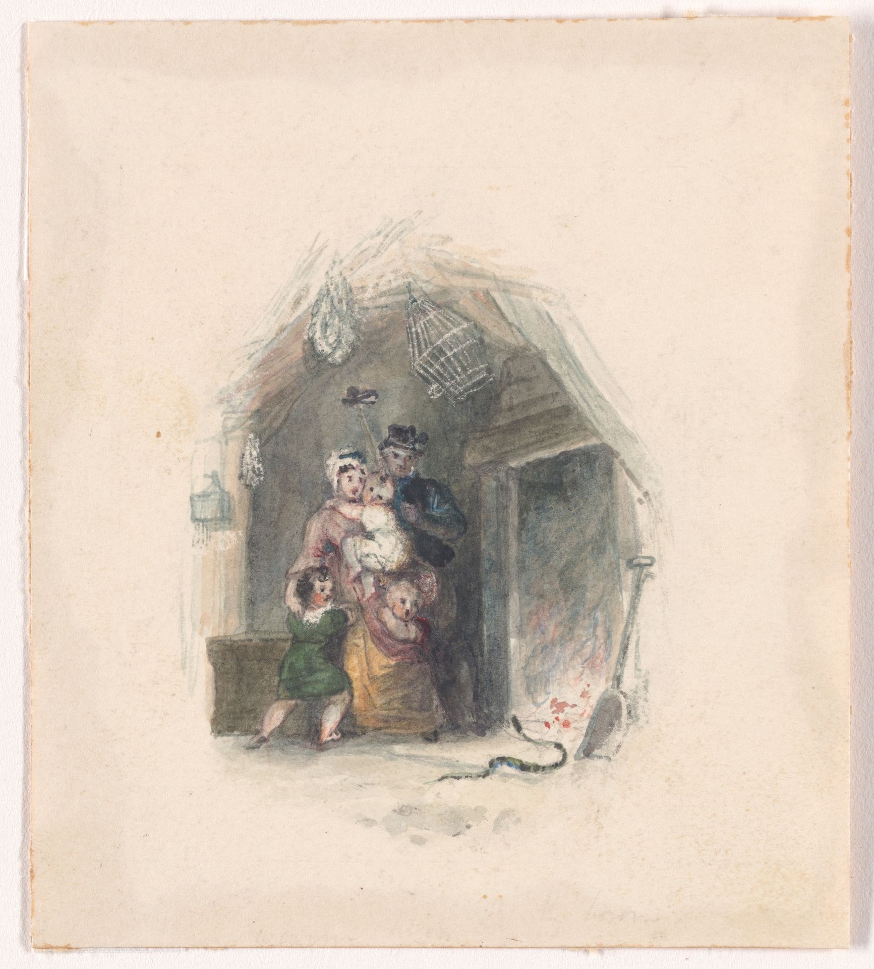 Illustration design for "The Economy of Human Life" by Frank Howard