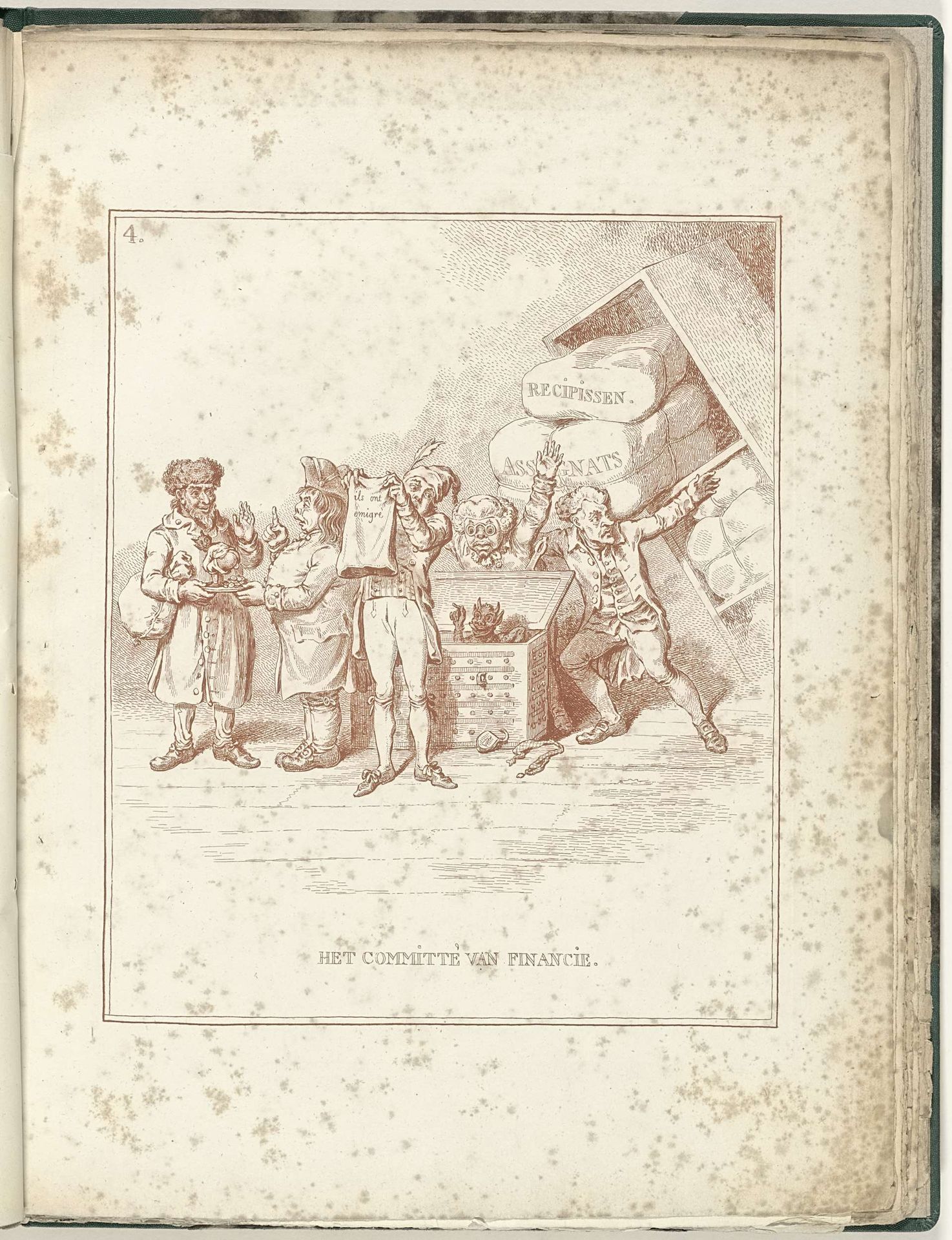 Comité van Financiën, 1795 by James Gillray