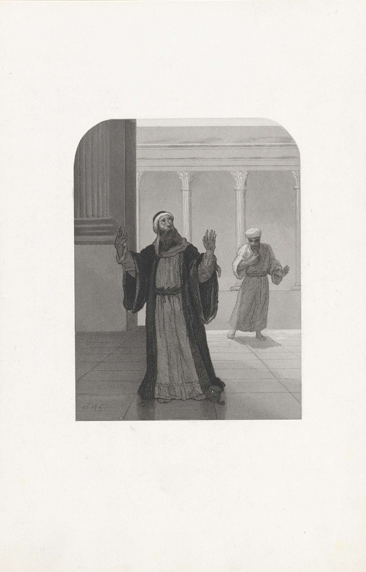 Biddende mannen by Dirk Jurriaan Sluyter