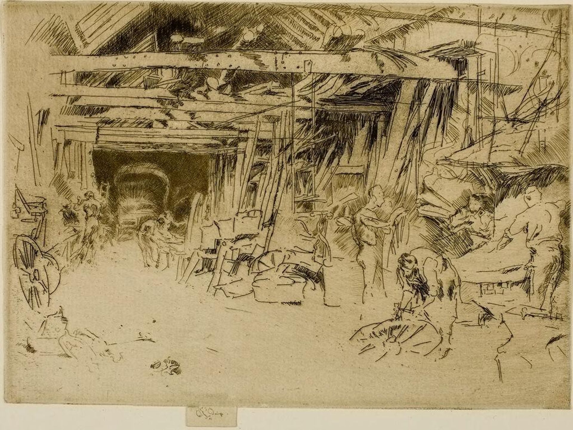 Wheelwright by James Abbott McNeill Whistler