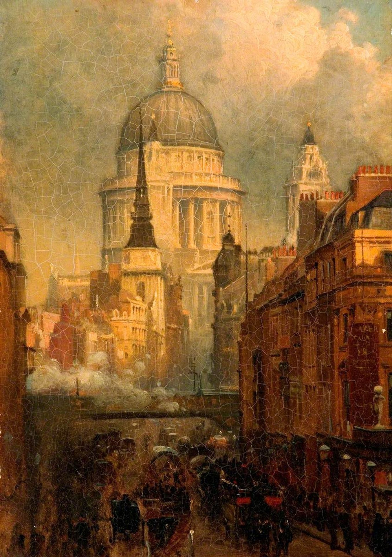 St Paul's from Ludgate Hill by John O'Connor
