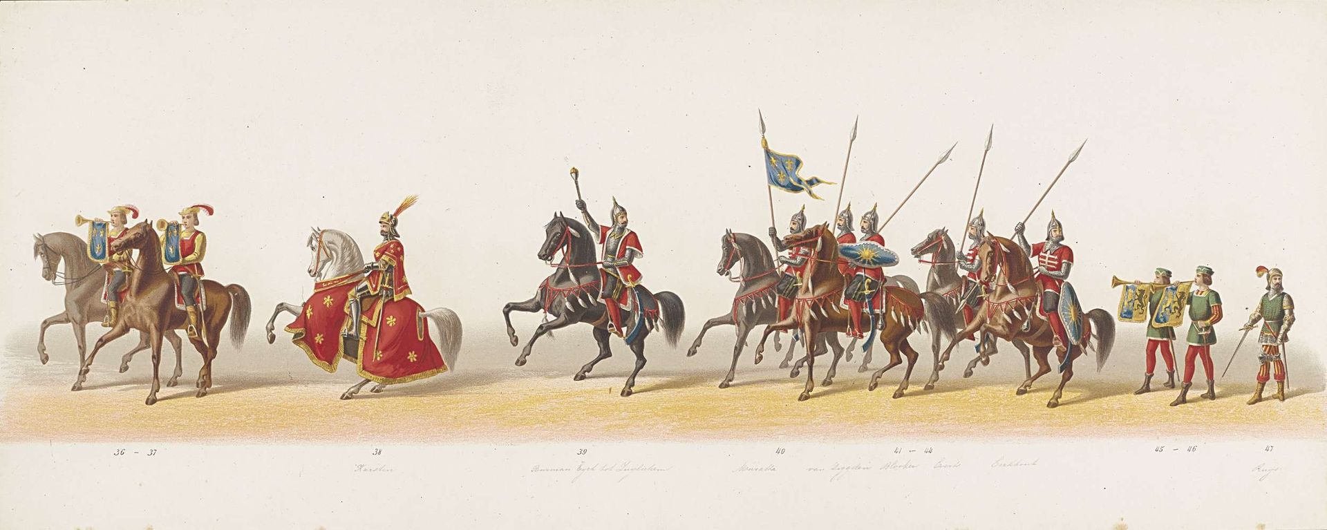Delftse optocht van 1873 (derde plaat) by Anonymous