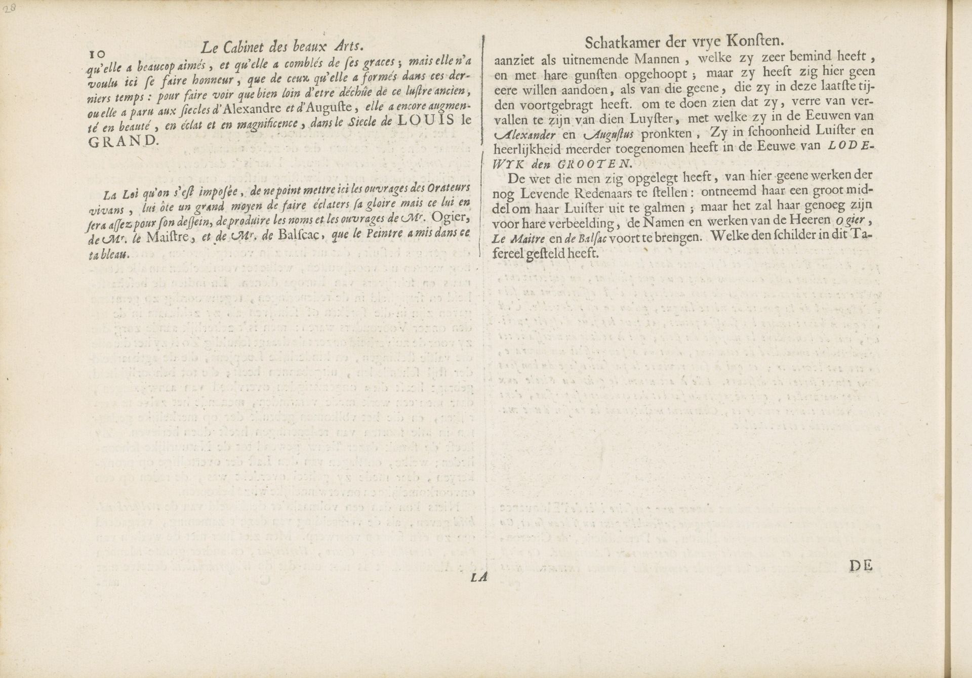 Tekstblad over de Welsprekendheid by Charles Perrault