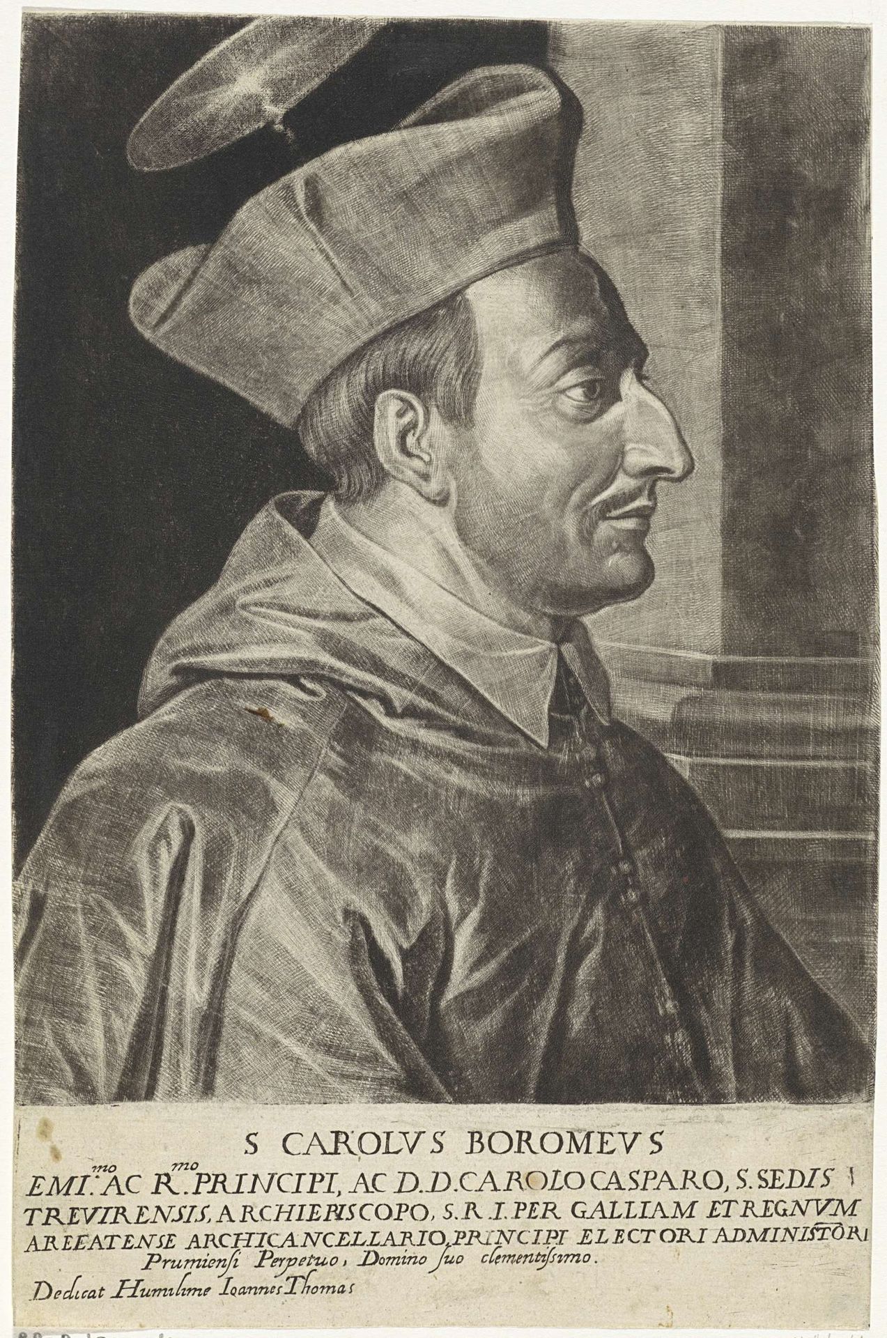 Portret van de H. Carolus Borromeüs by Jan Thomas