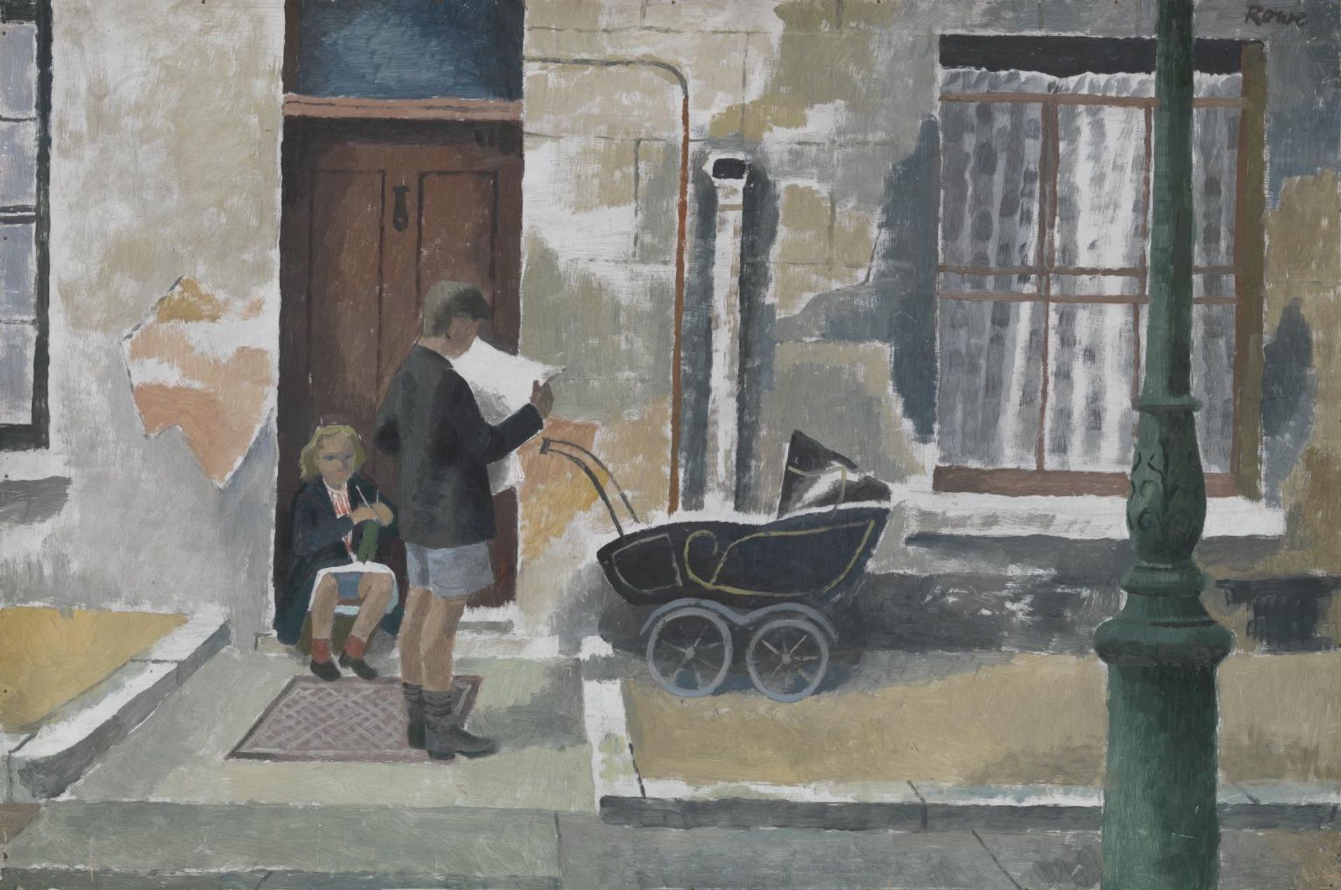 Street Scene Kentish Town by  Cliff Rowe