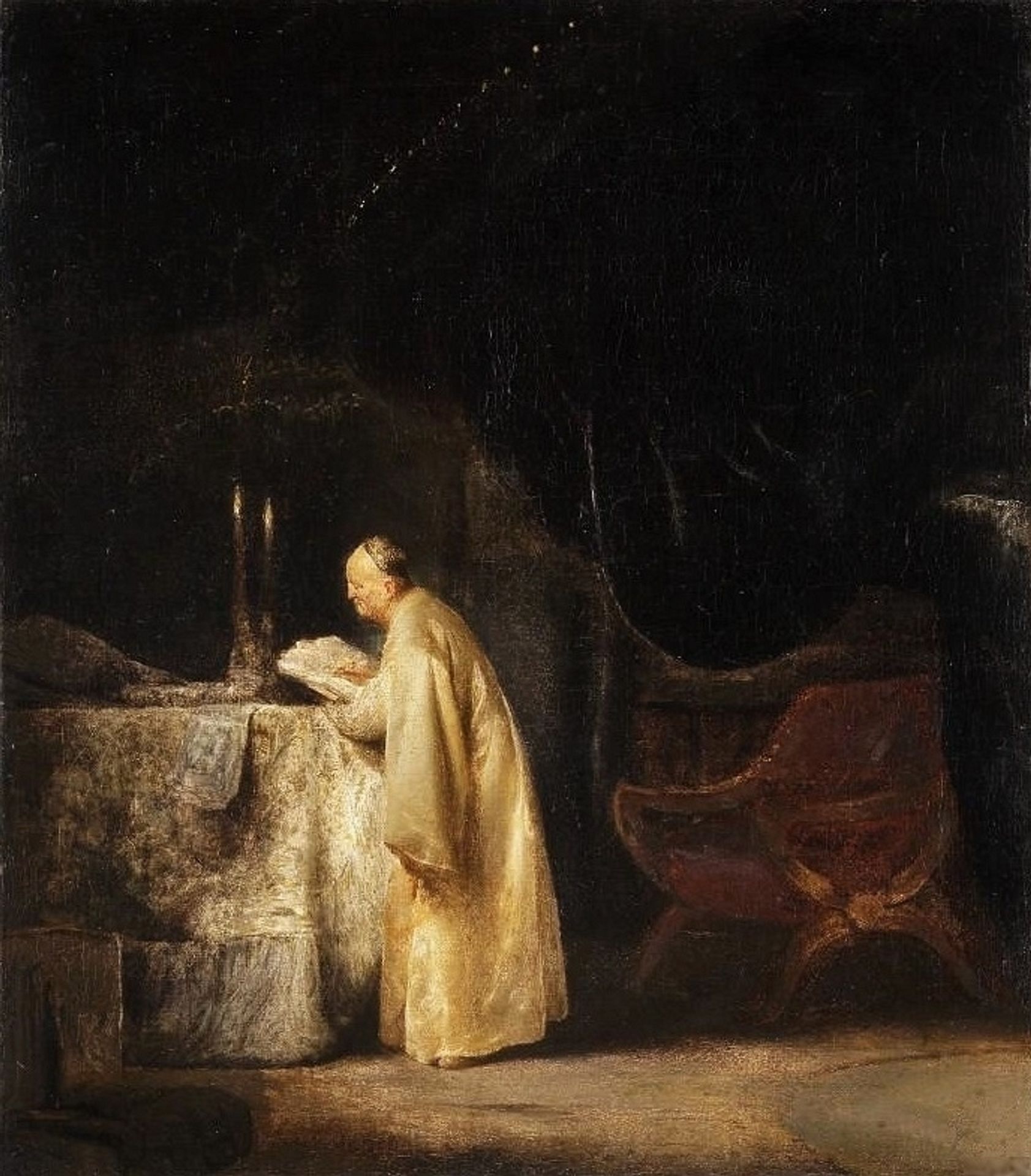 Zechariah in the Temple by Jan Lievens