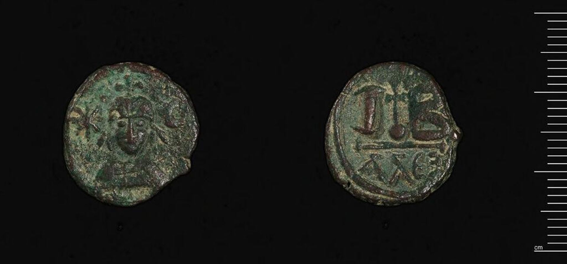 Coin of Herakleios by Abd-al-Malik (Umayyads)