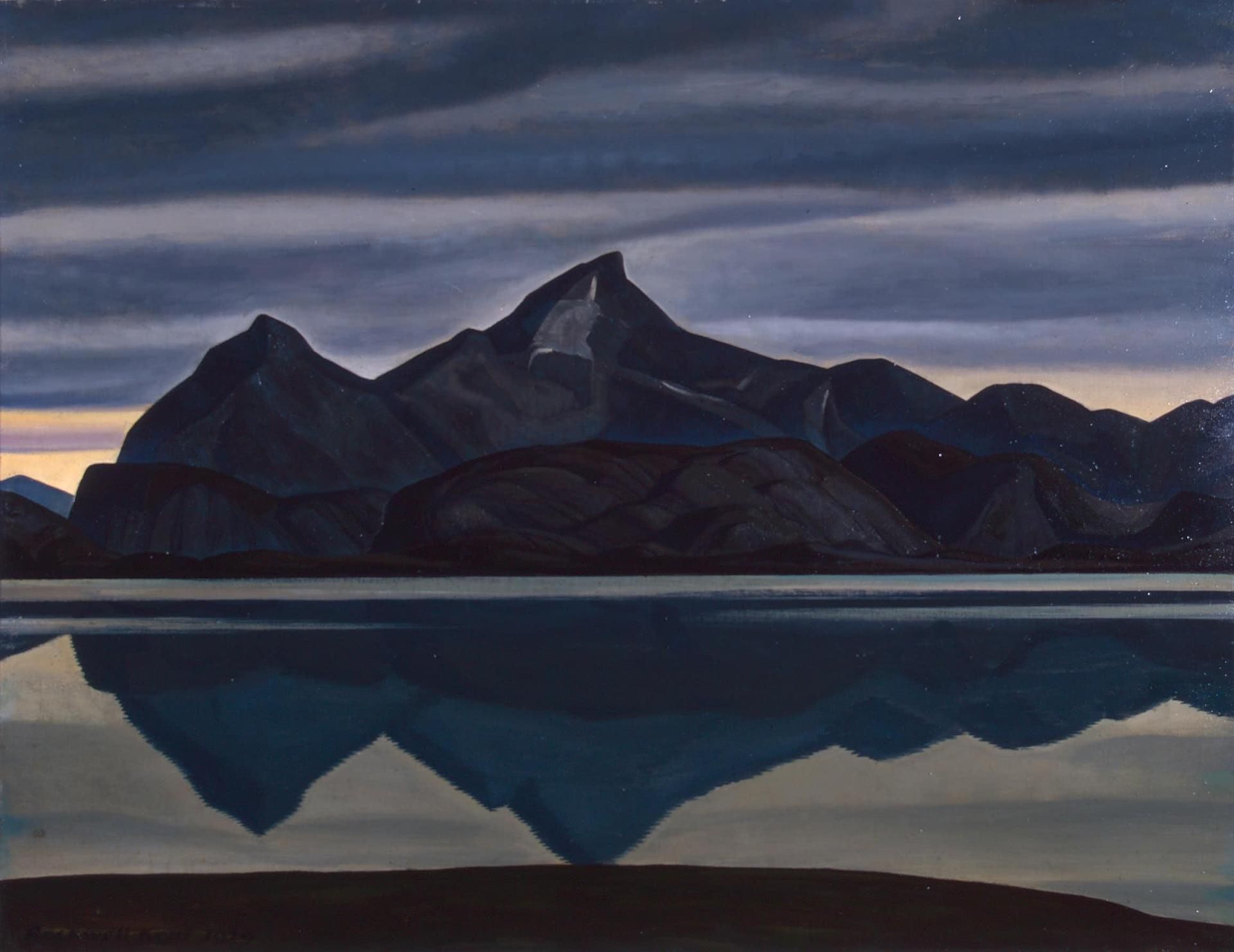 Mirrored Mountain, South Greenland by Rockwell Kent
