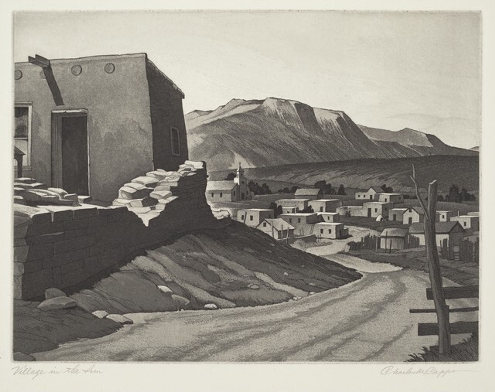 Village in the Sun by Charles M. Capps