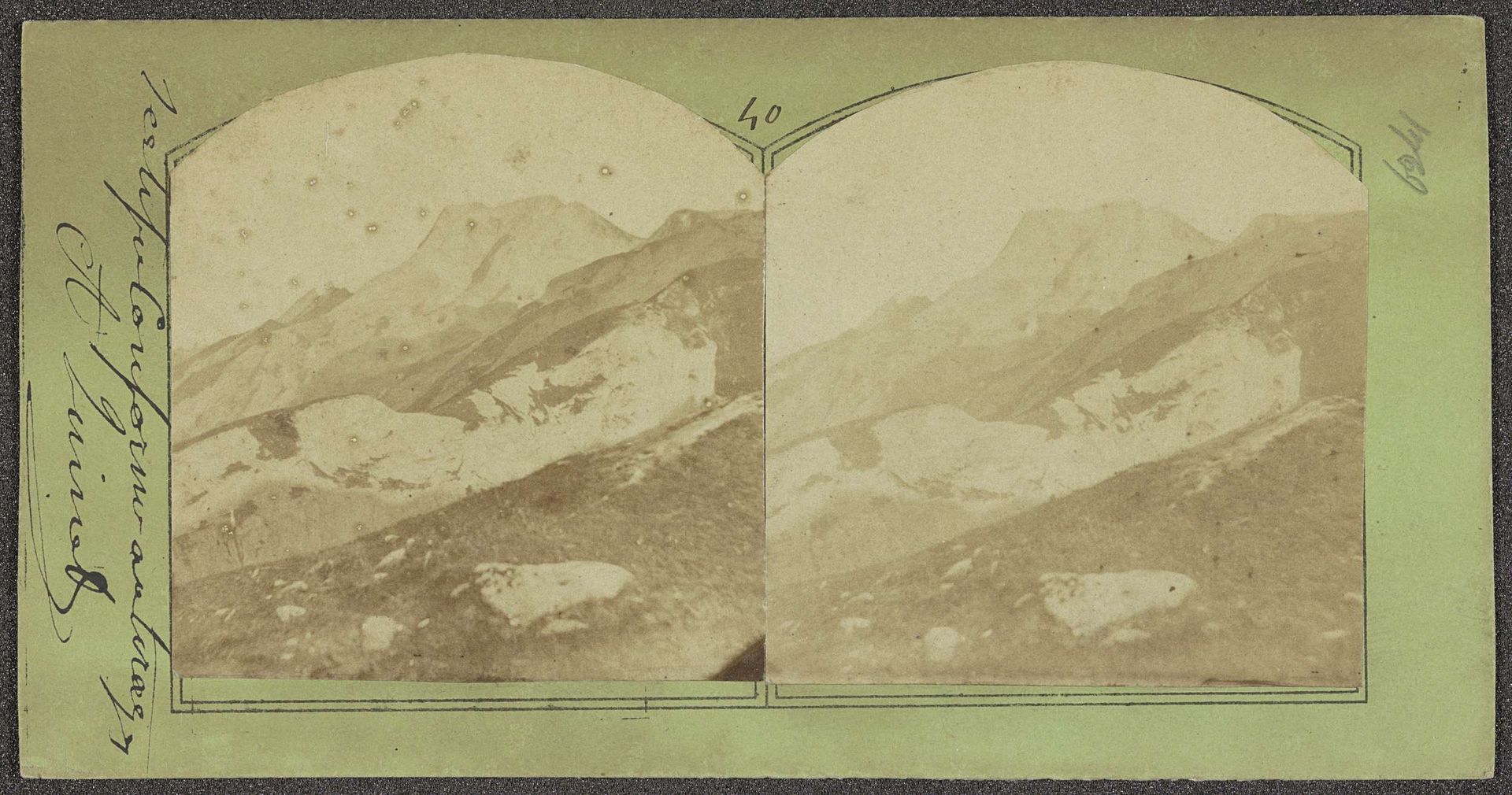 Berglandschap; de Alpen by Achille Quinet