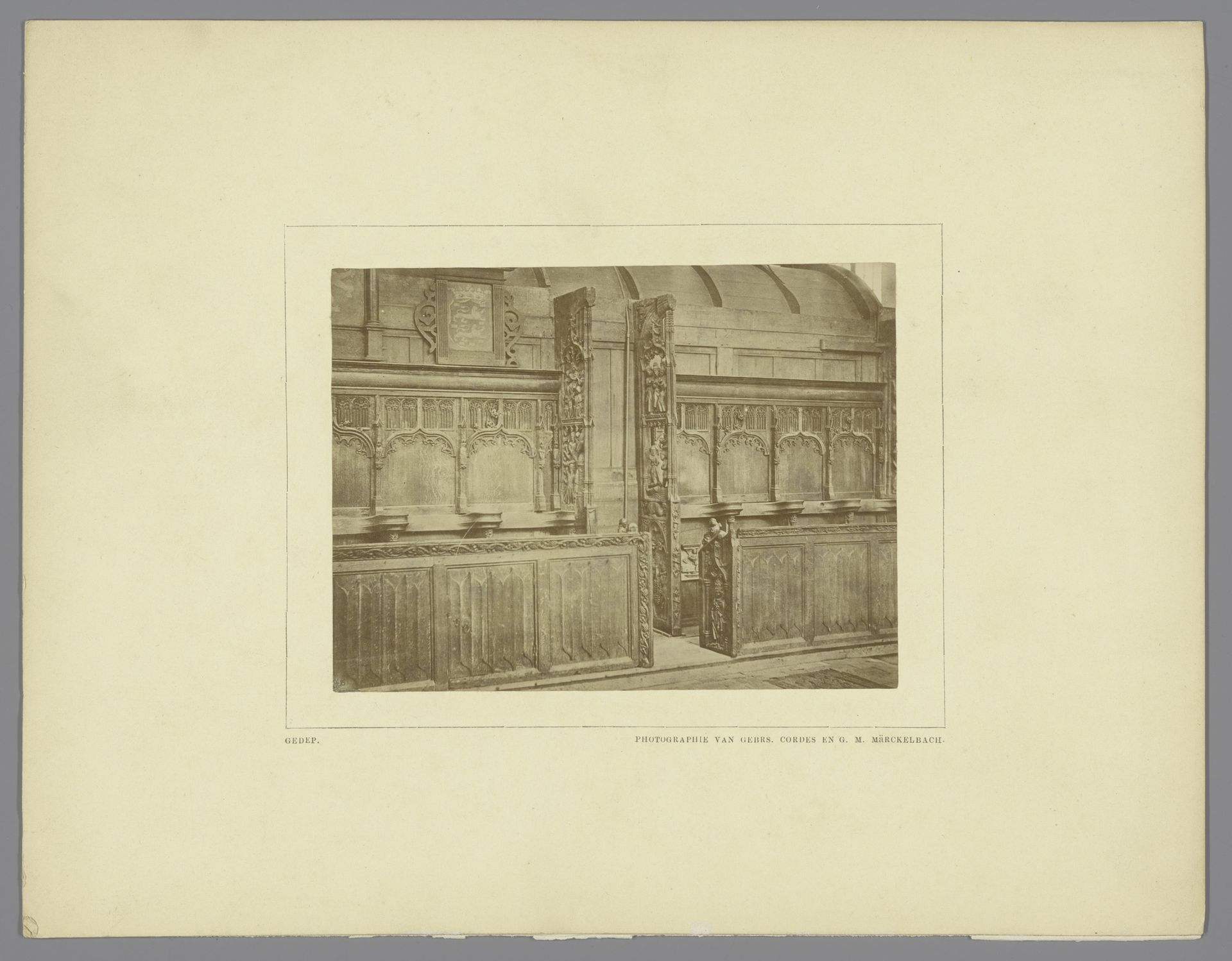 Koorbanken in de Martinikerk te Bolsward by Gebroeders Cordes