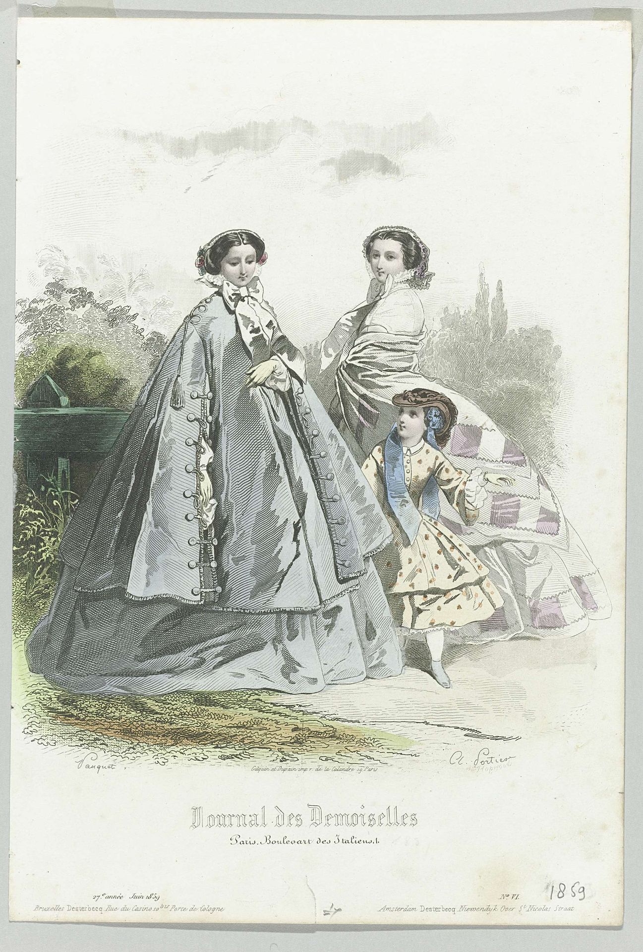 Journal des Demoiselles, juin 1859, 27e année, No. 6 by A. Portier