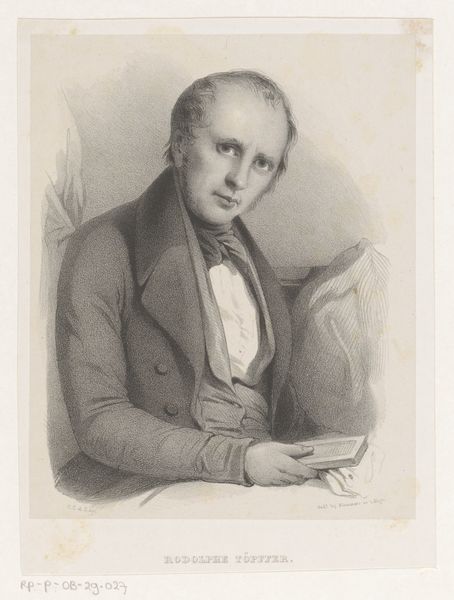 Portret van Rodolphe Töpffer