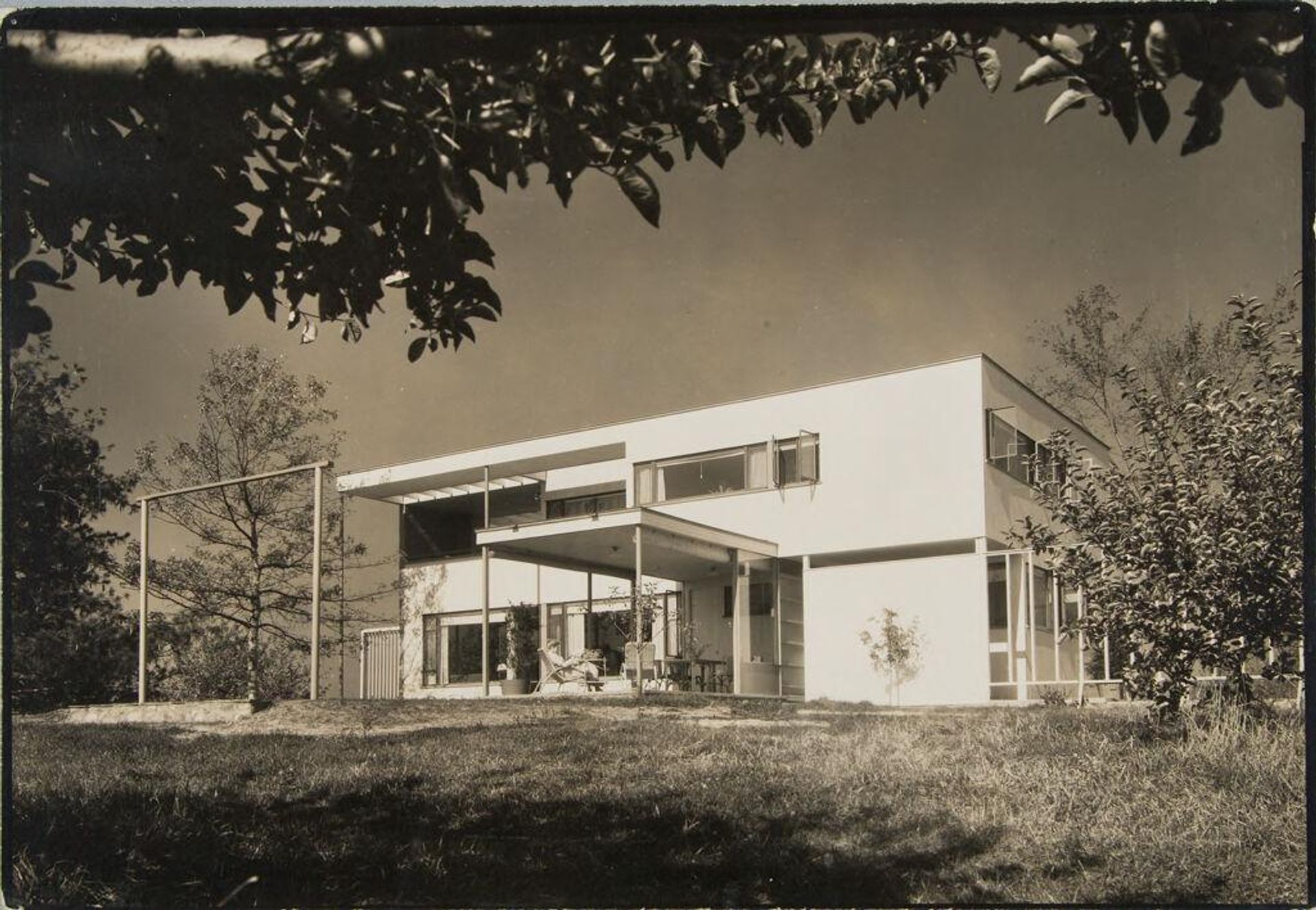 Gropius Residence, Lincoln, Massachusetts, 1938: View from south by Paul Davis