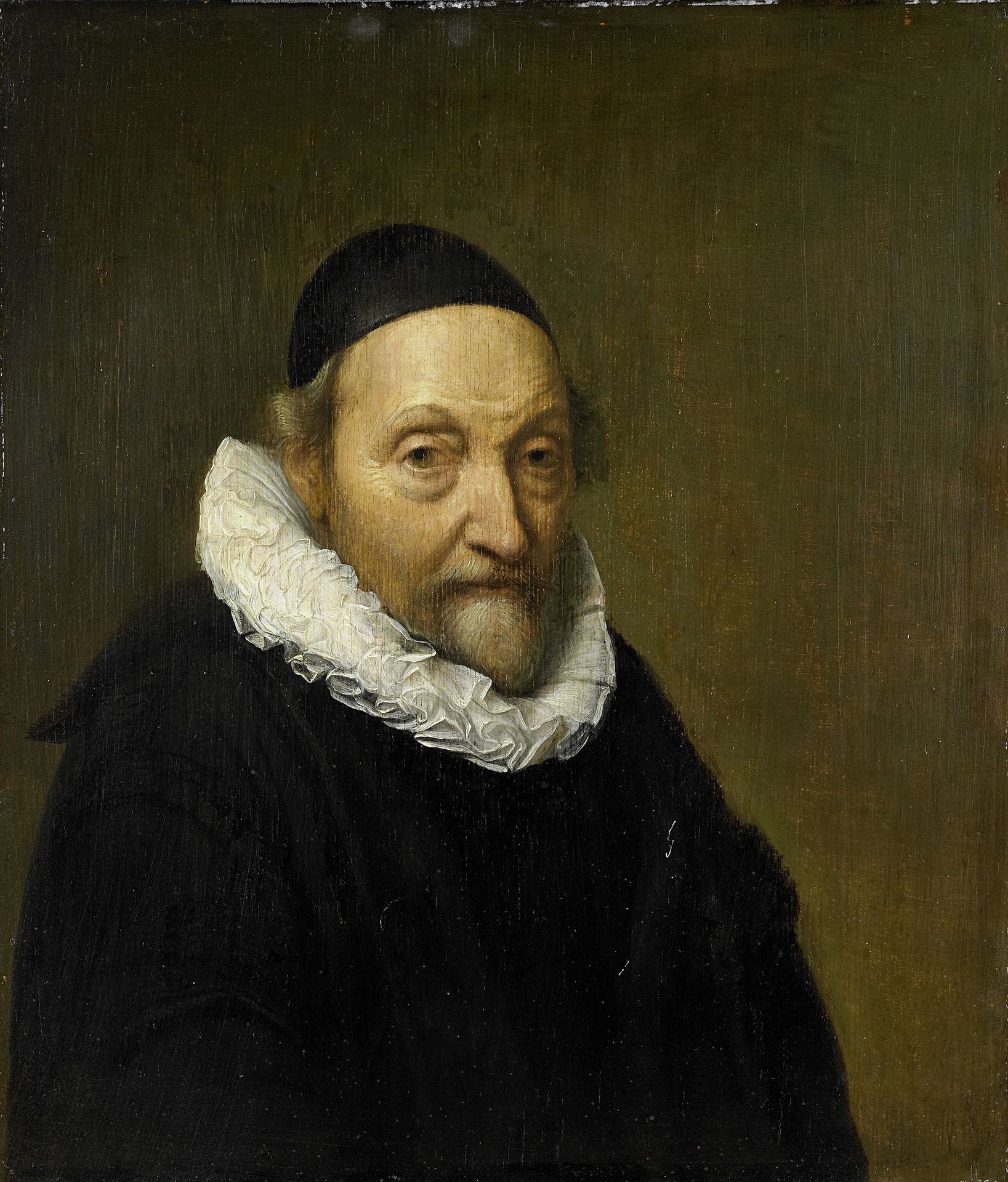 Portrait of Johannes Wtenbogaert (1557-1644) by Anonymous