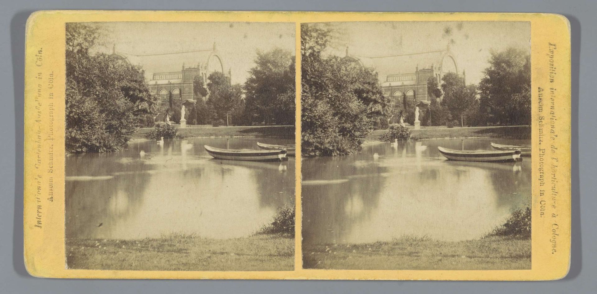 Internationale Tuinbouwtentoonstelling in Keulen in 1875 by Anselm Schmitz