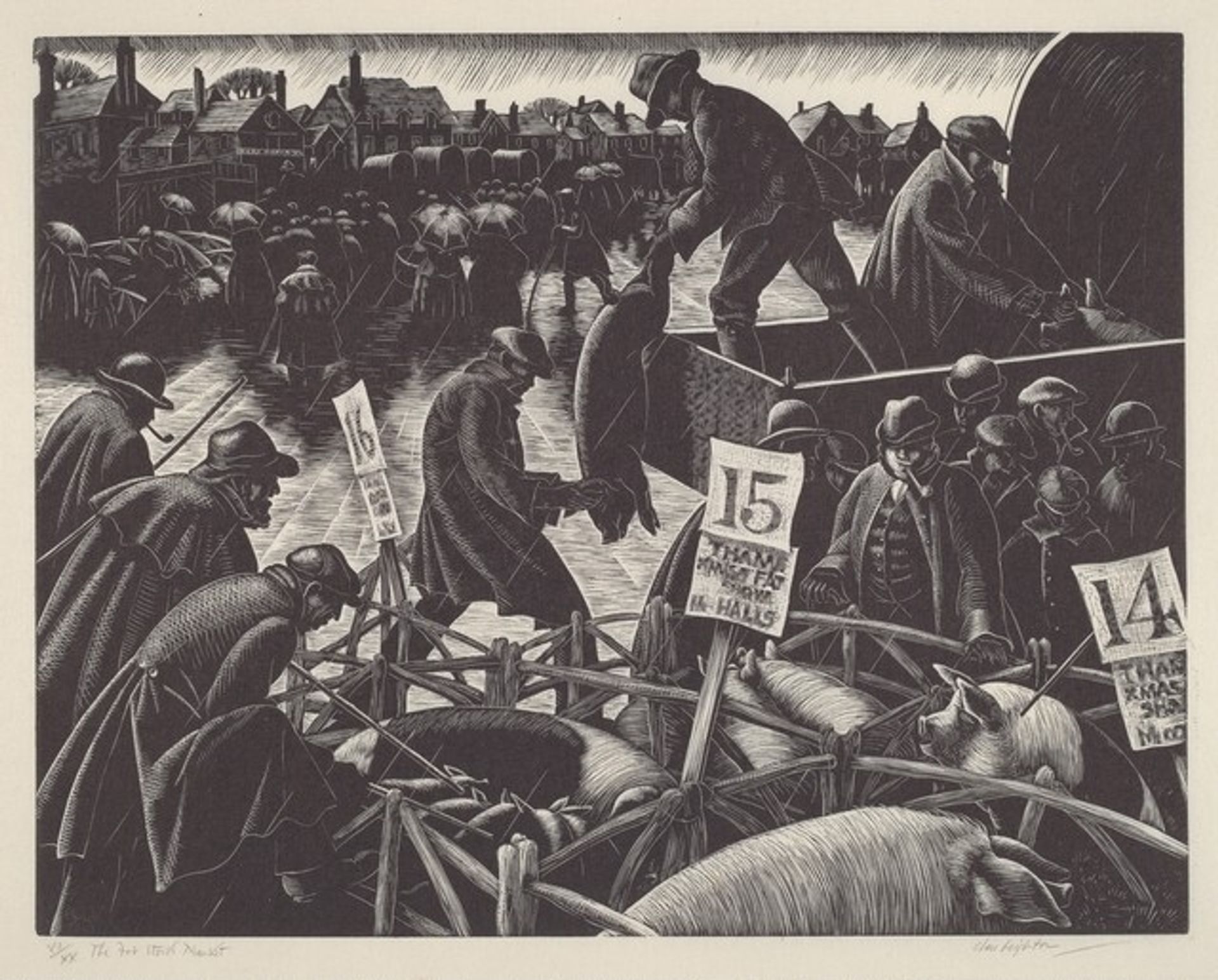 The Fat Stock Market by Clare Leighton