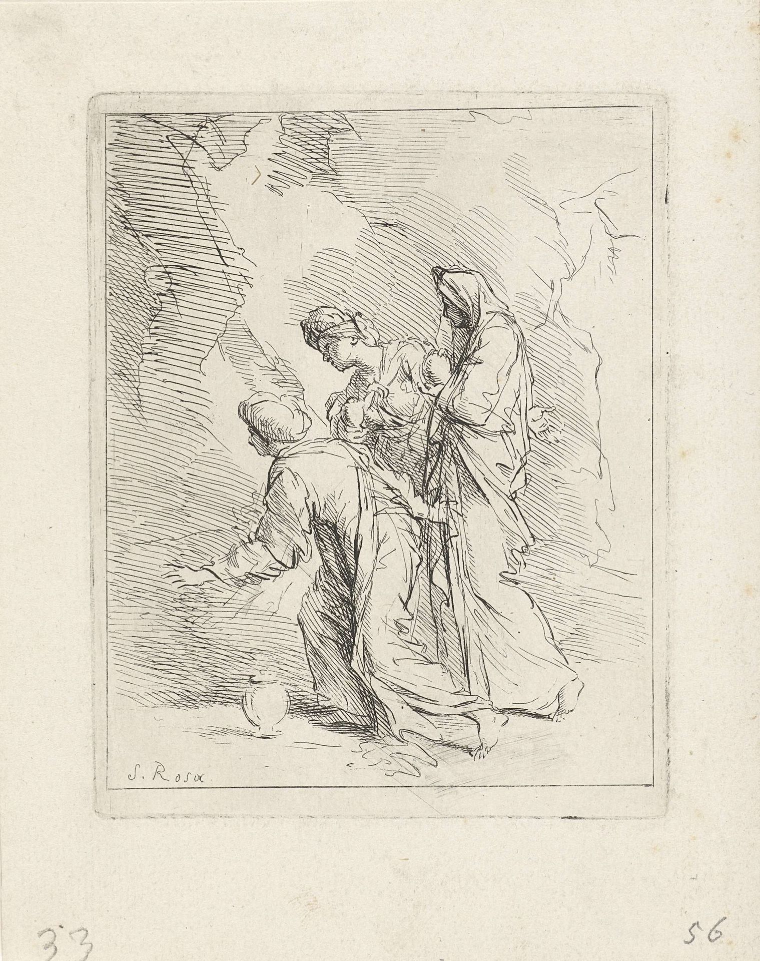 Drie Maria's bij het graf by Bernard Picart