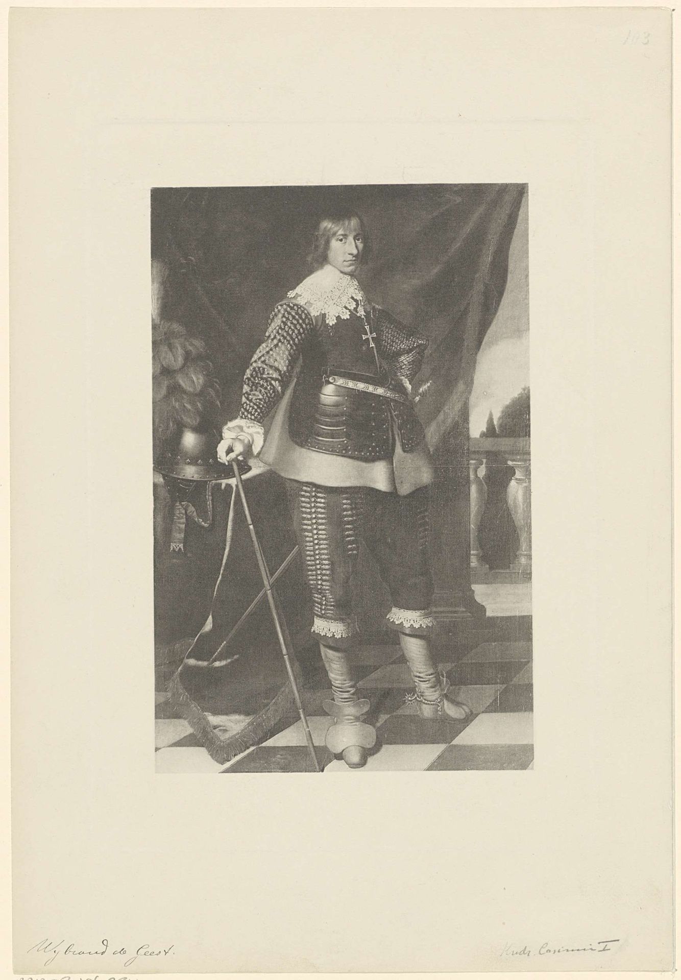 Portret van Hendrik Casimir I, graaf van Nassau-Dietz by Anonymous