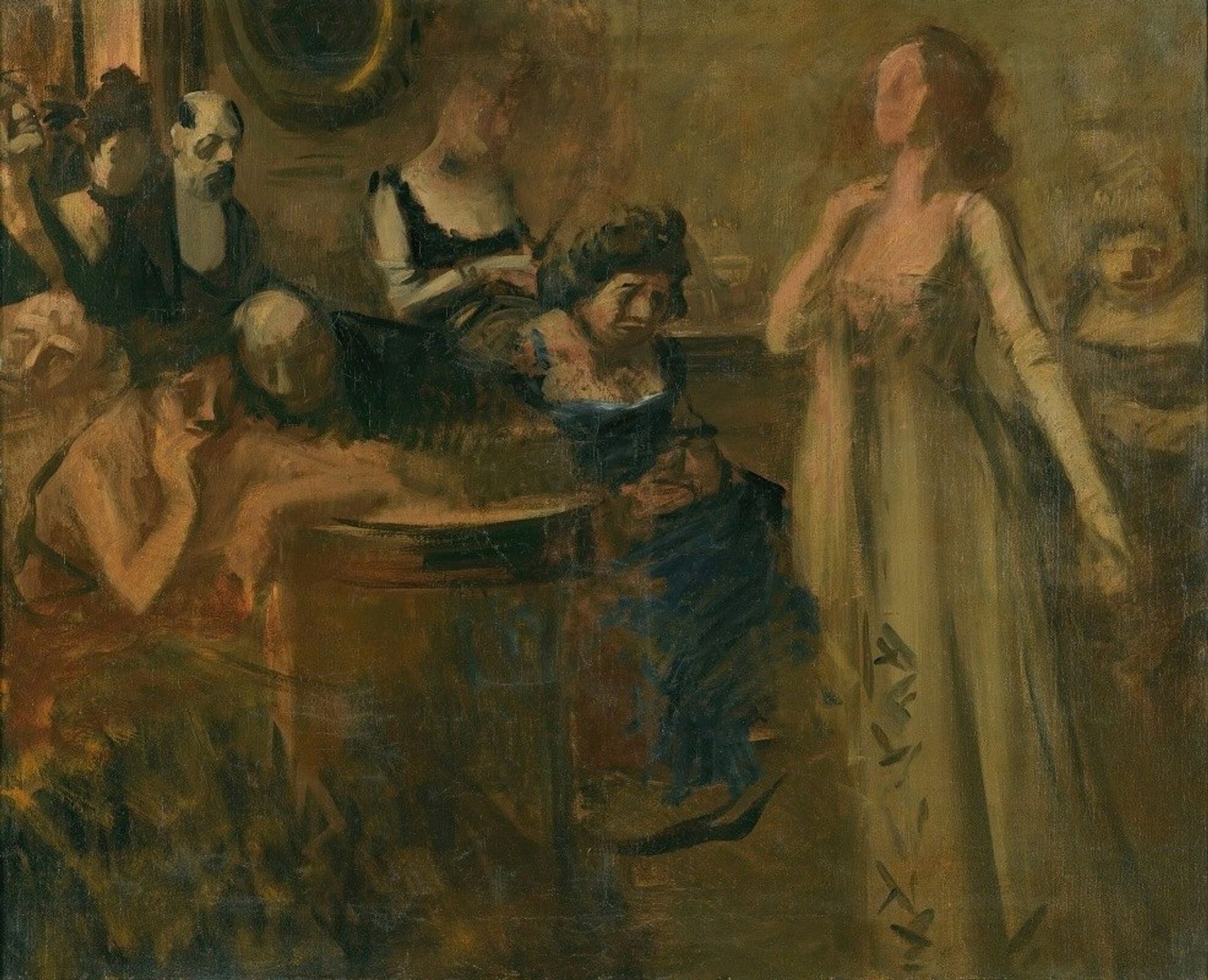 Le Recital by Jean-Louis Forain