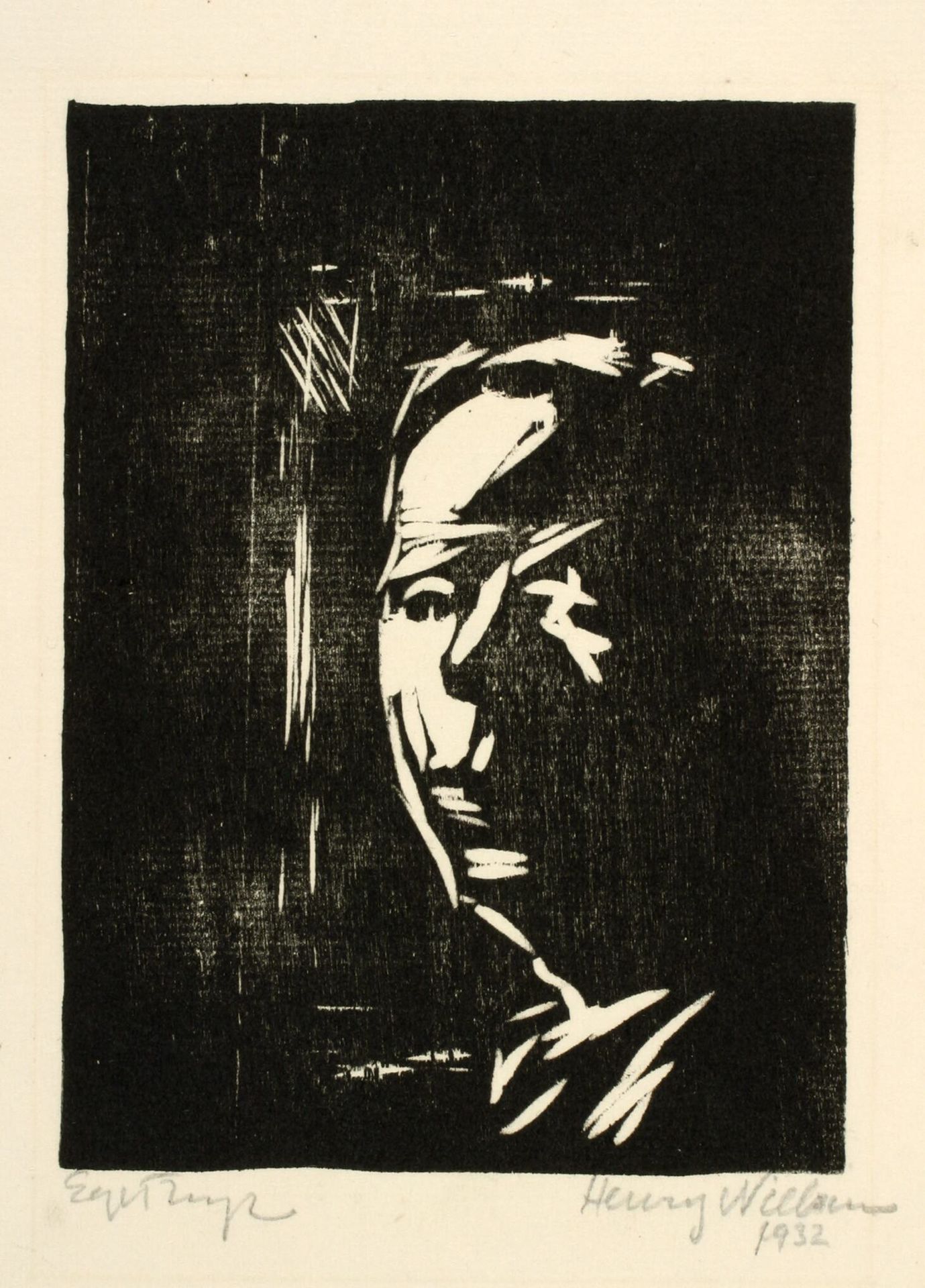 Mandsportræt by Henry Nielsen