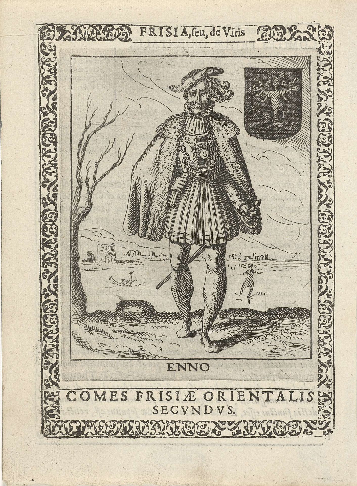 Enno I, tweede graaf van Oost-Friesland by Pieter Feddes van Harlingen