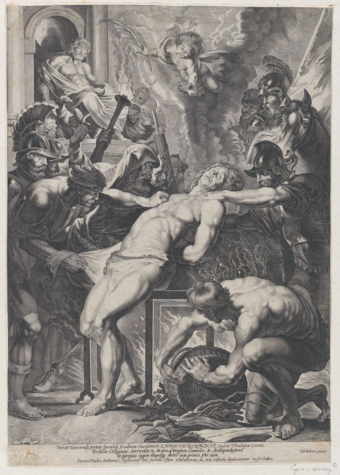 Saint Lawrence at the Stake by Anonymous