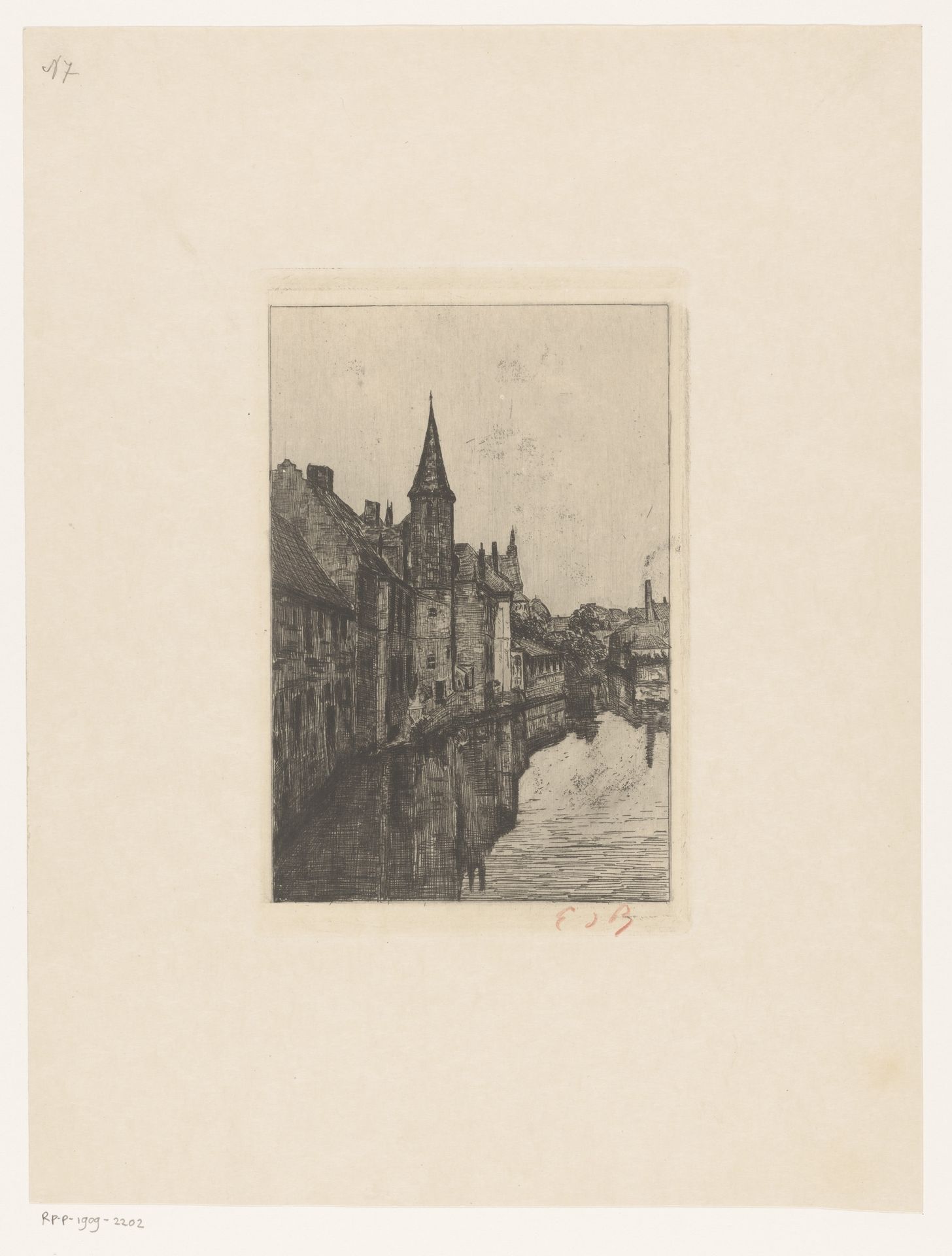 Stadsgezicht by Emile de Baré